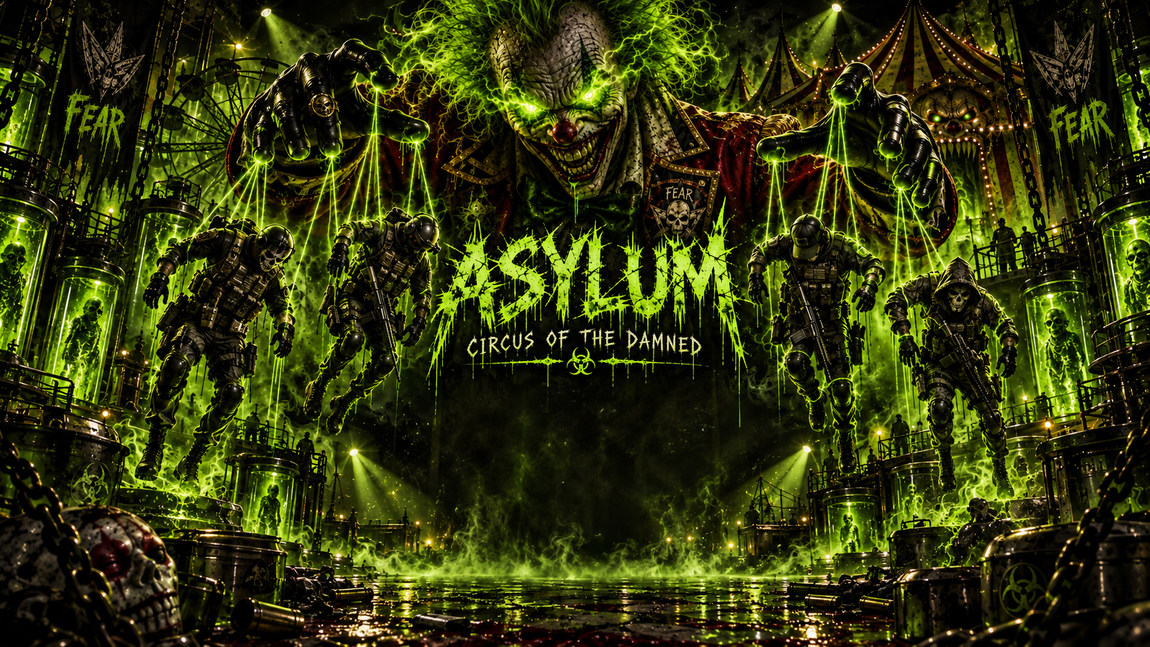 Pochette ASYLUM — CIRCUS OF THE DAMNED
