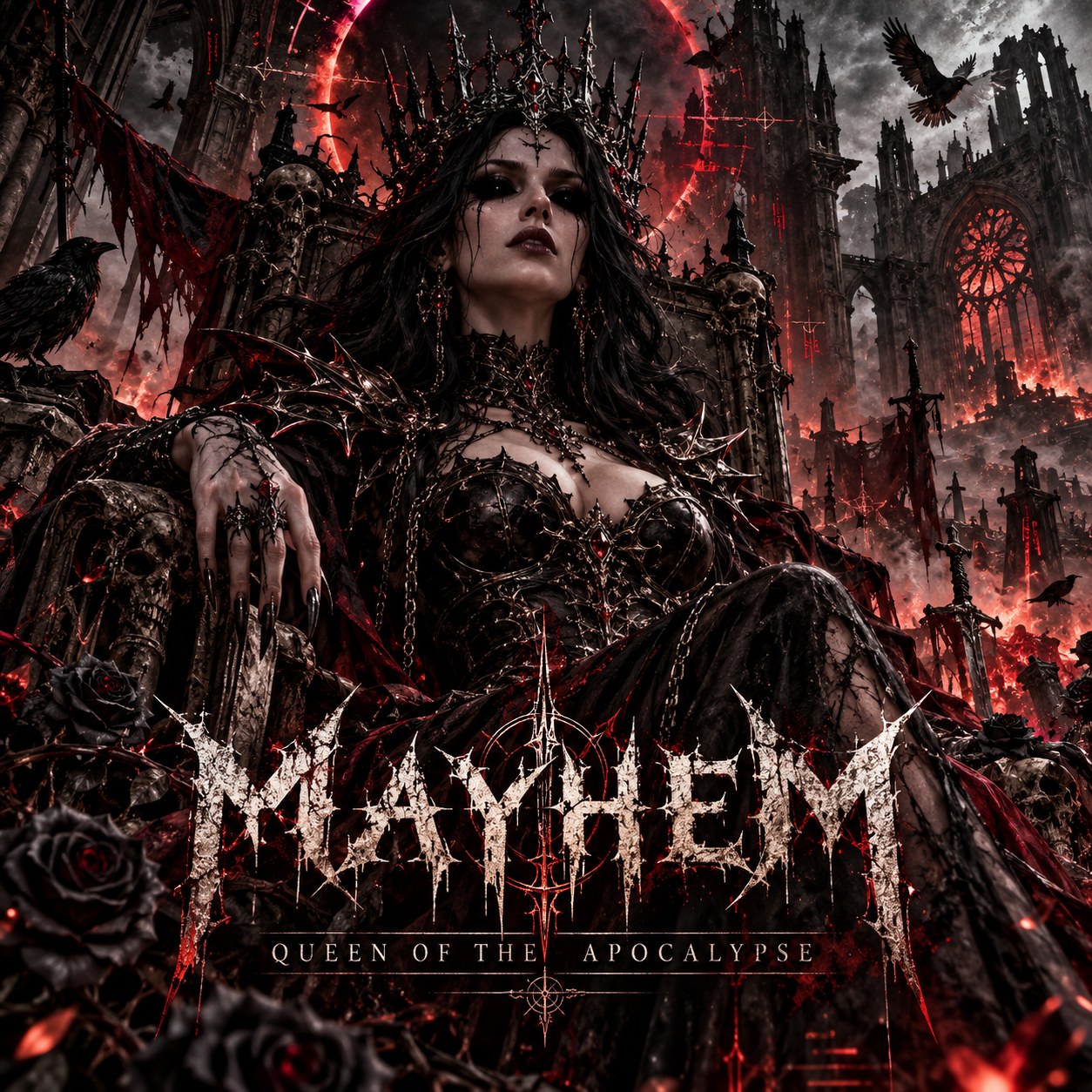 Pochette MAYHEM — QUEEN OF THE APOCALYPSE