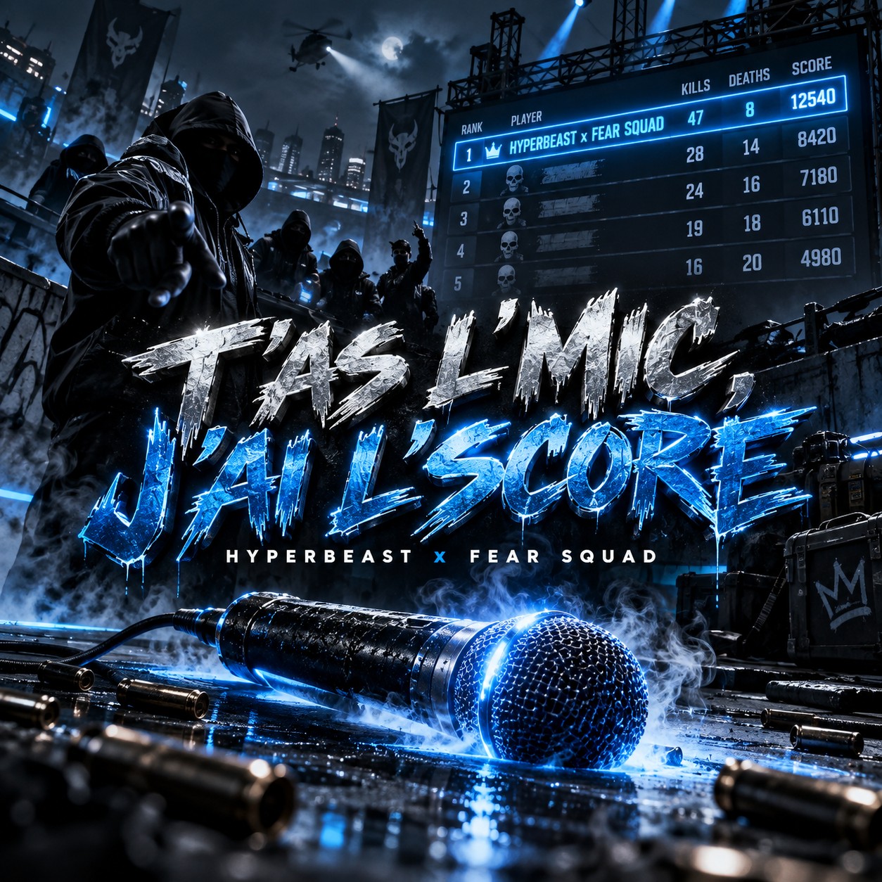Pochette T'AS L'MIC, J'AI L'SCORE
