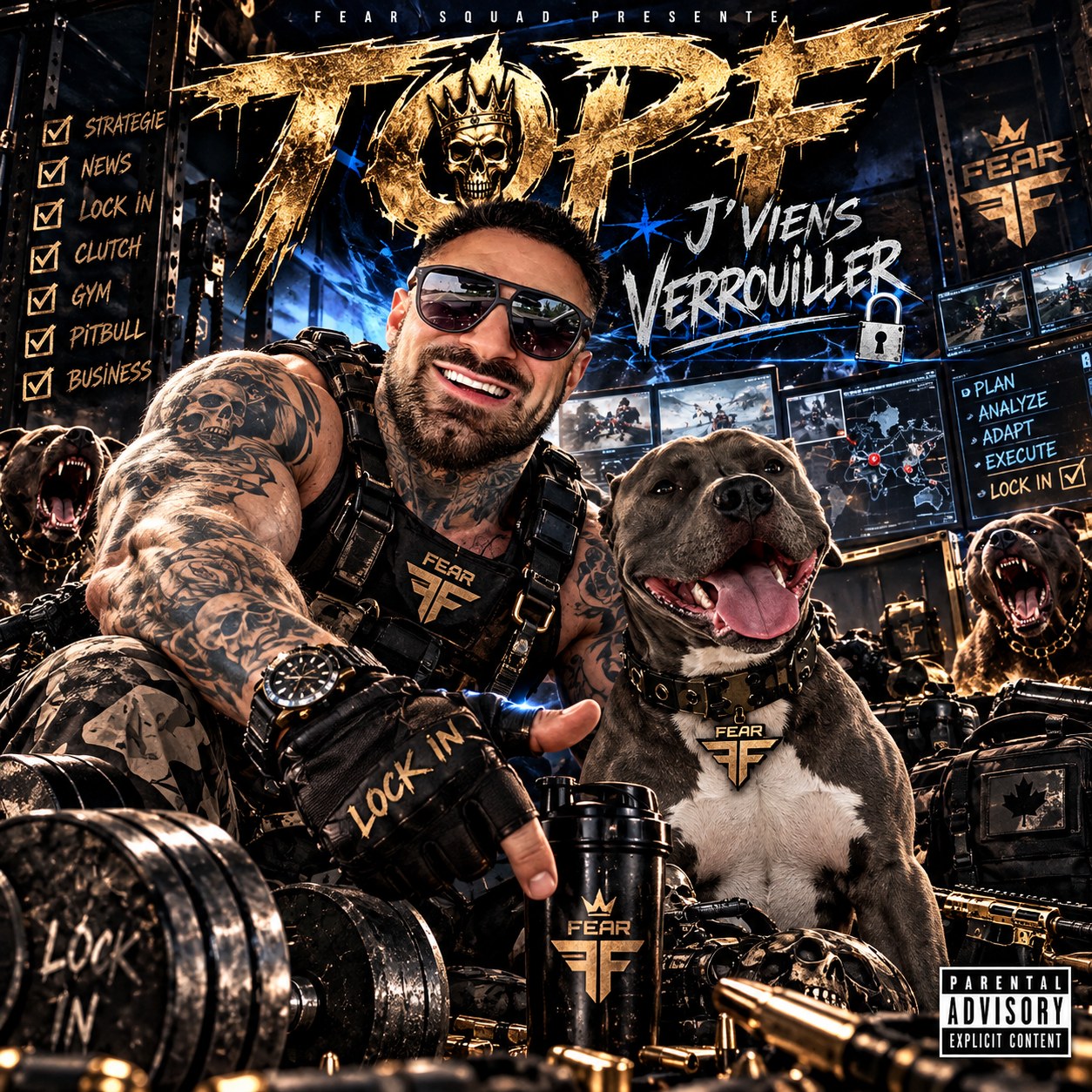 Pochette TOPF — J'VIENS VERROUILLER